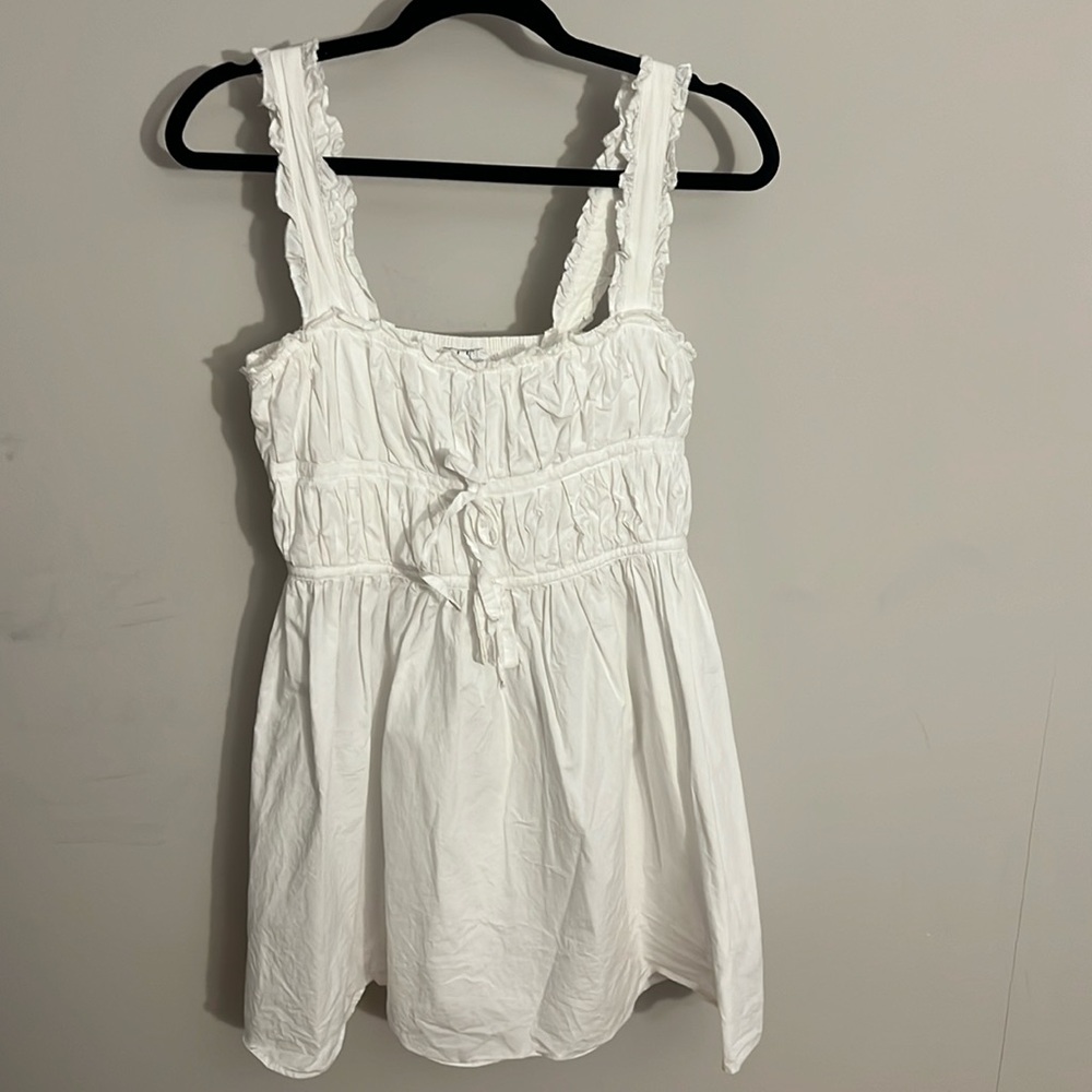 Topshop white mini dress